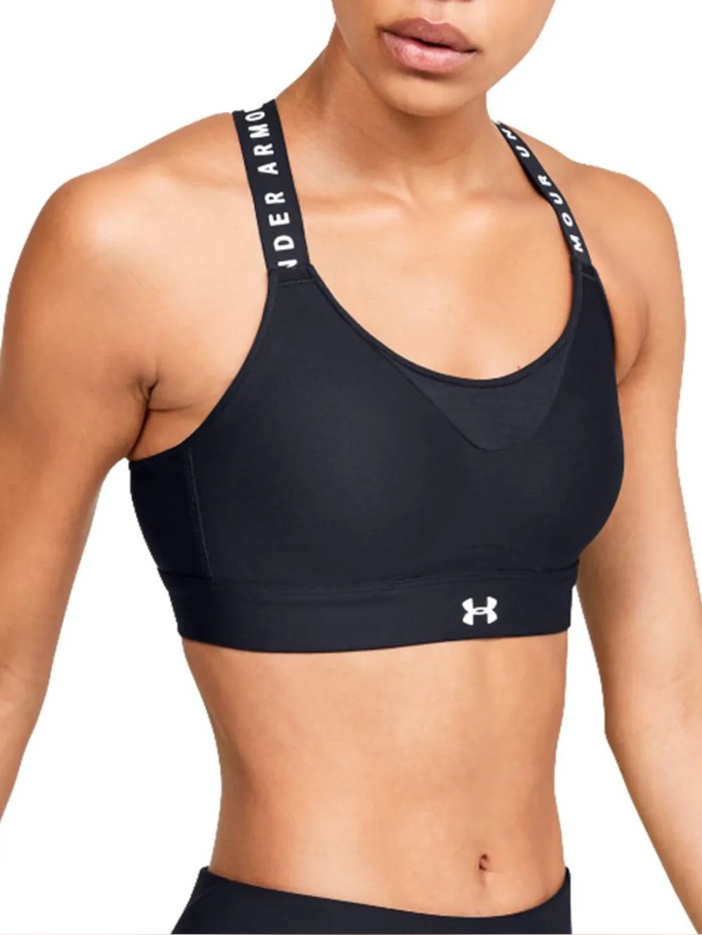 Under Armour Infinity Sports Bra Womens Size XXL Black Padded Adjustable Strap